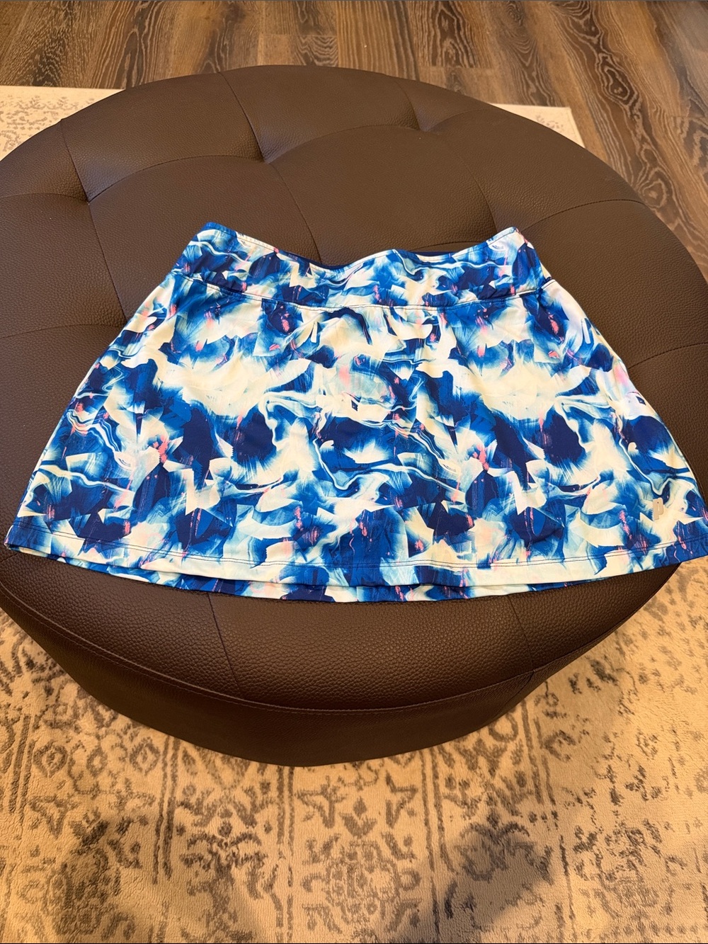 Prince Blue & White Abstract Tennis Skort